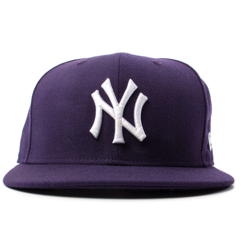 purple new era cap