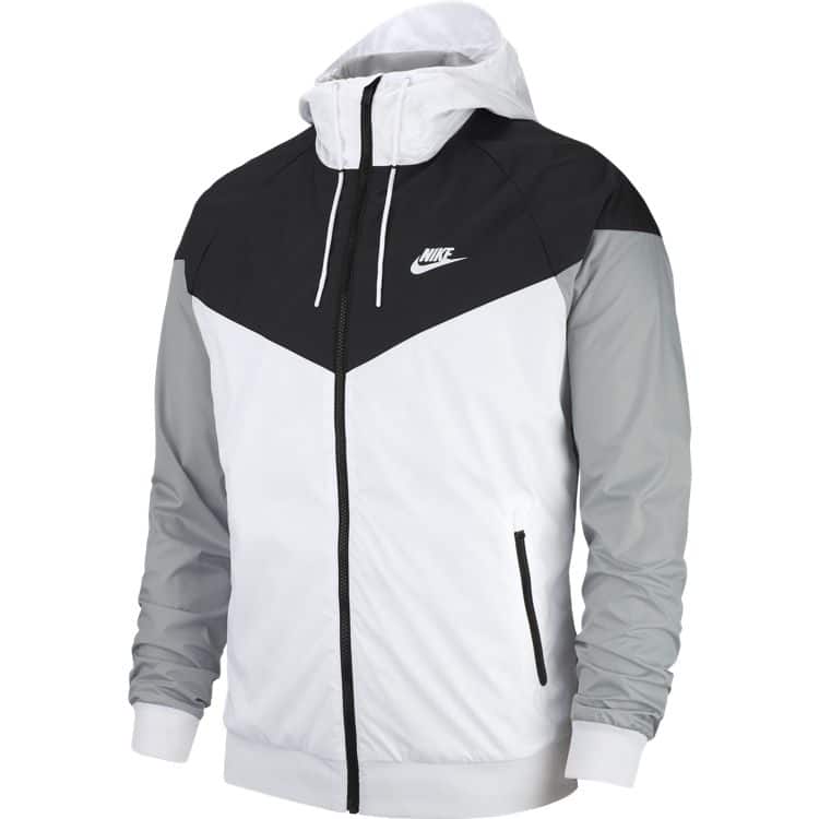 Nike Windrunner Jacket. White/Black - Impala Streetwear